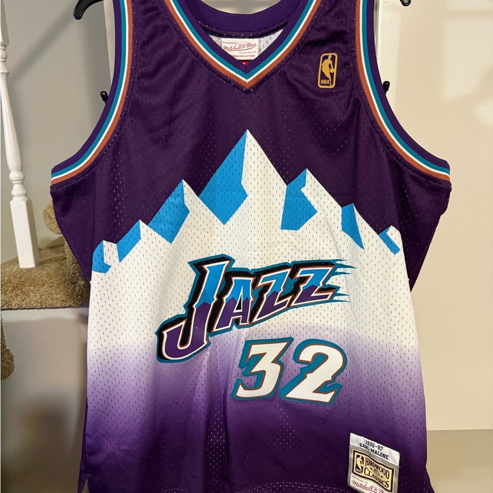 NBA Throwback Jersey Karl Malone Utah Jazz